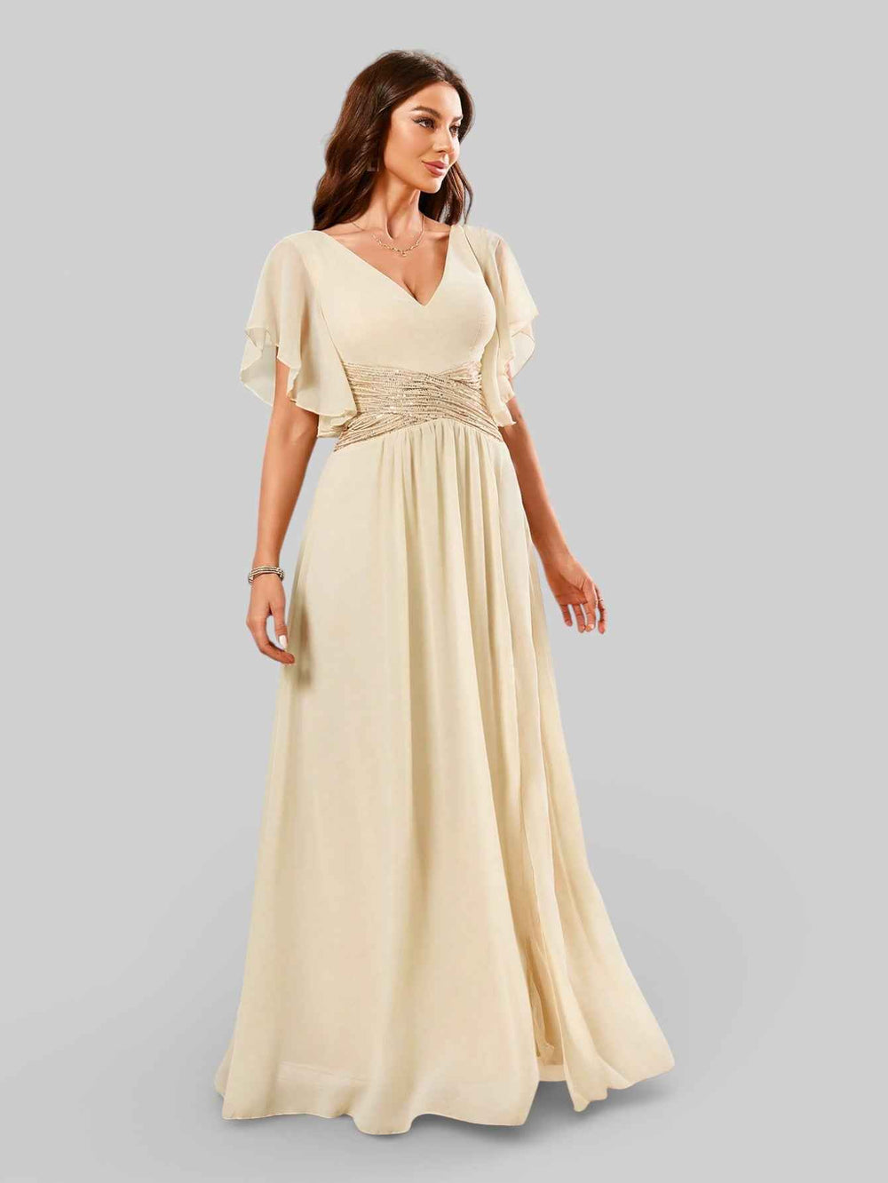 Vestido de Festa Lantejoulas Majeste New