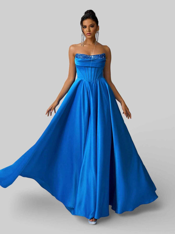Vestido de Festa Tomara que Caia Corset