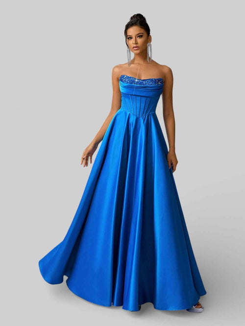 Vestido de Festa Tomara que Caia Corset