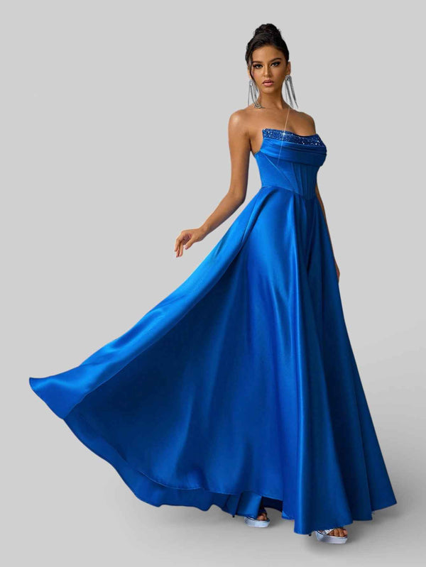 Vestido de Festa Tomara que Caia Corset