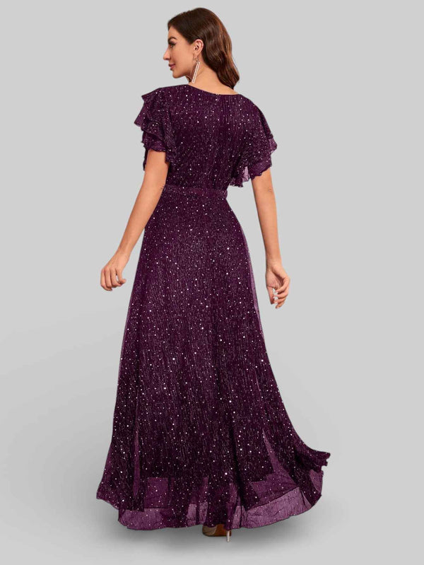 Vestido de Festa com Apliques Noruega