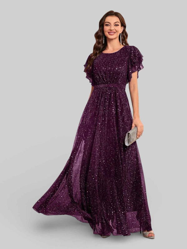 Vestido de Festa com Apliques Noruega