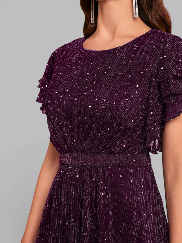 Vestido de Festa com Apliques Noruega
