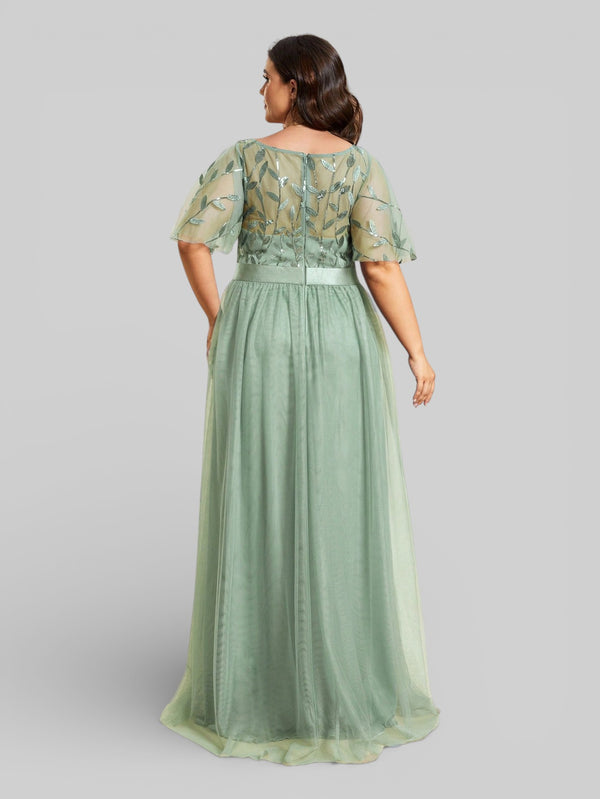Vestido de Festa Longo Plus Size Village - Aurea Dress