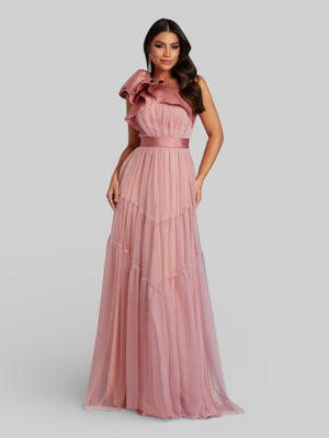 Vestido Longo de Festa Tule Alemanha New - Aurea Dress