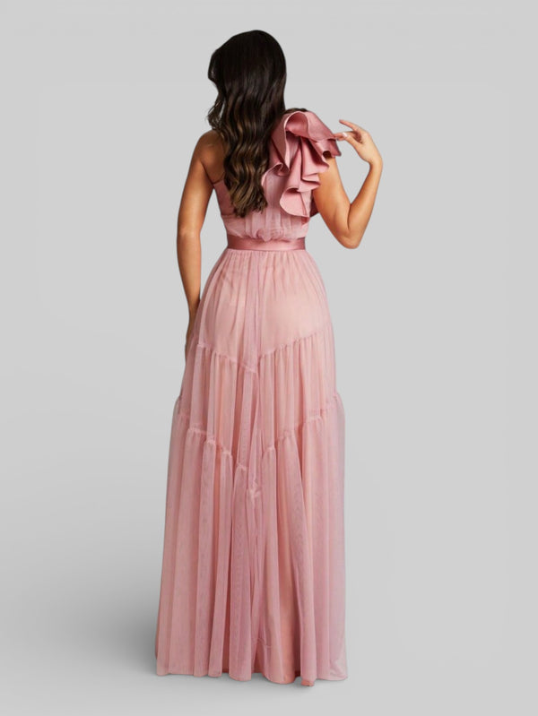 Vestido Longo de Festa Tule Alemanha New - Aurea Dress
