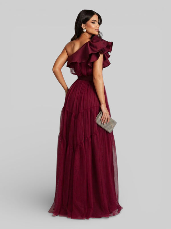 Vestido Longo de Festa Tule Alemanha New - Aurea Dress
