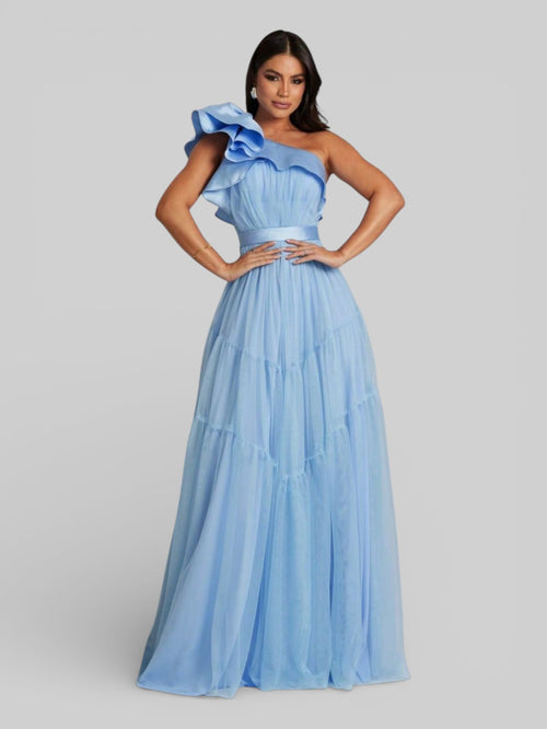 Vestido Longo de Festa Tule Alemanha New - Aurea Dress
