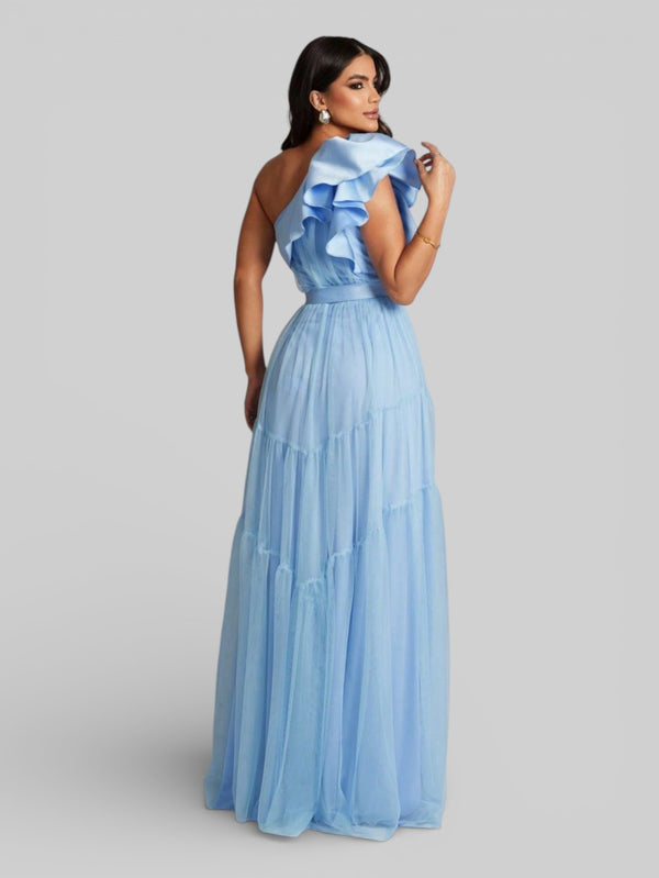 Vestido Longo de Festa Tule Alemanha New - Aurea Dress