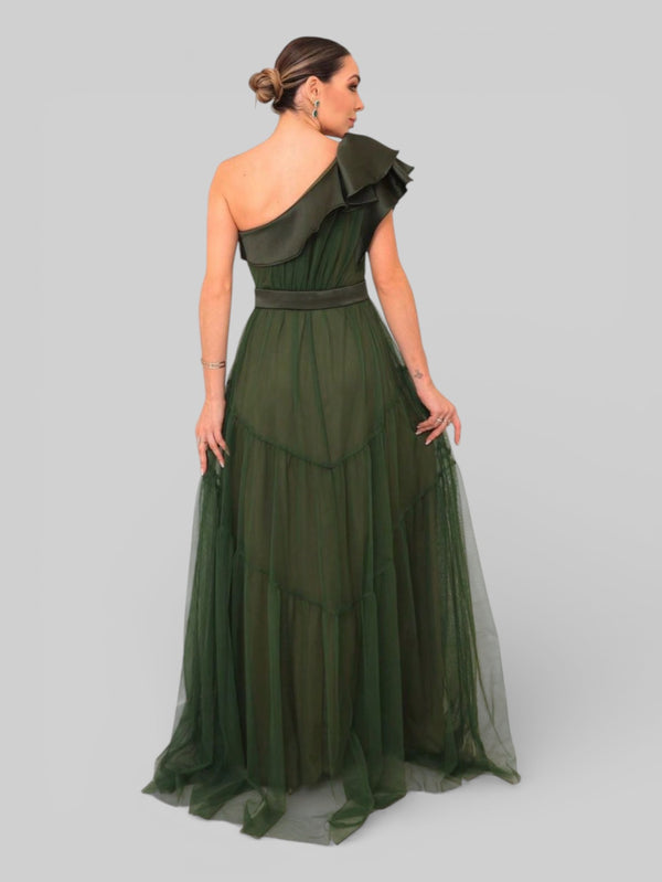 Vestido Longo de Festa Tule Alemanha New - Aurea Dress
