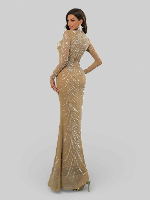 Vestido de Festa Longo Super Luxo Califórnia New