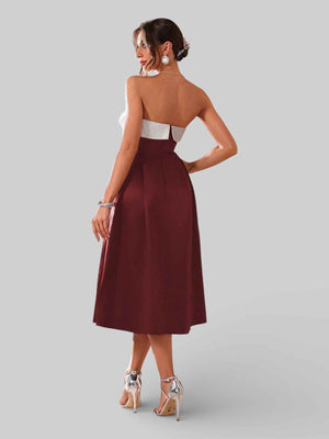 Vestido de Festa Midi Formal Dress