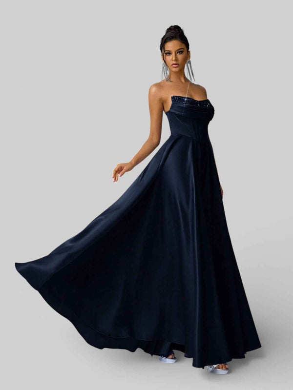 Vestido de Festa Tomara que Caia Corset