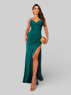 Vestido de Festa com Fenda Tomara que Caia Anitta - Aurea Dress