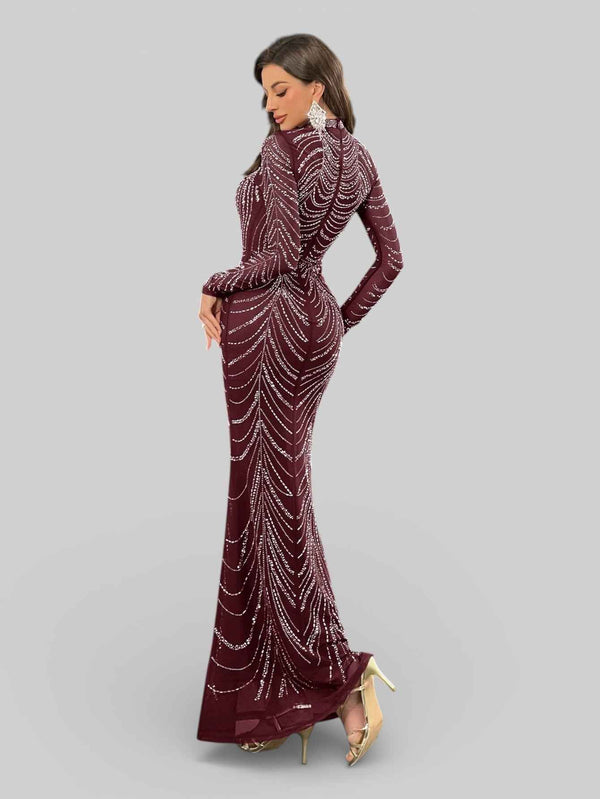 Vestido de Festa Longo Super Luxo Califórnia New