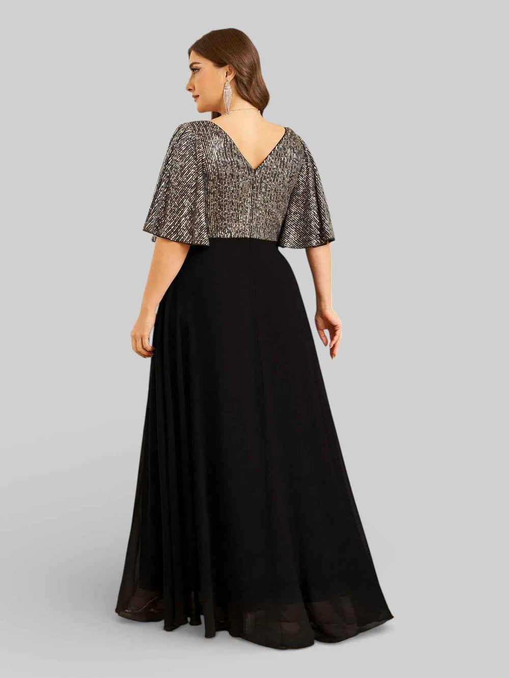 Vestido de Festa com Lantejoulas Vivace