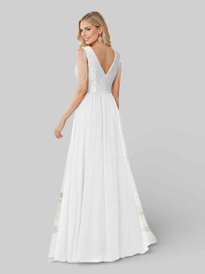 Vestido Longo de Festa Paetê Premium Aurea