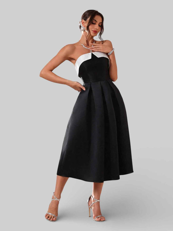 Vestido de Festa Midi Formal Dress