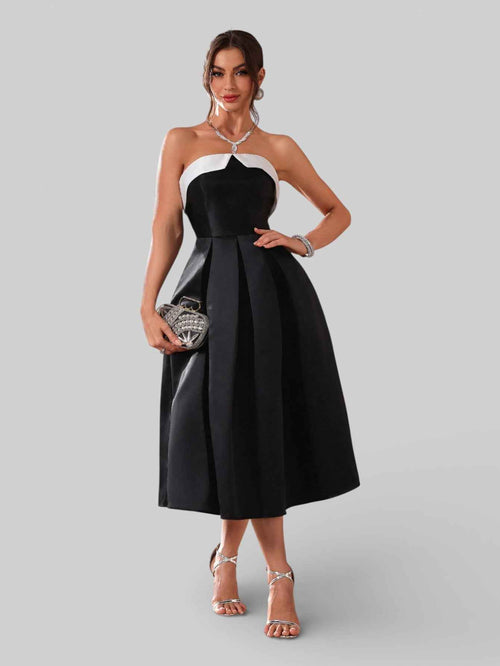 Vestido de Festa Midi Formal Dress