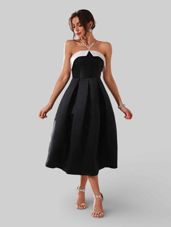 Vestido de Festa Midi Formal Dress