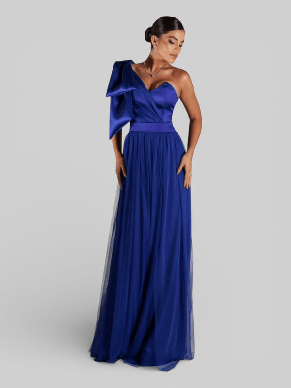 Vestido de Festa Um Ombro Só Tule Aurea Dress - Aurea Dress
