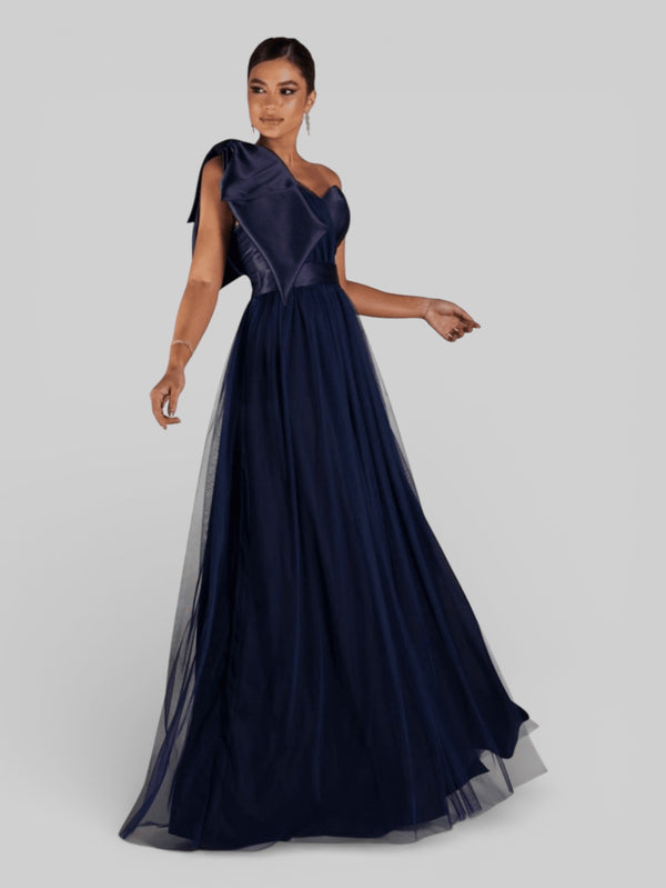 Vestido de Festa Um Ombro Só Tule Aurea Dress - Aurea Dress