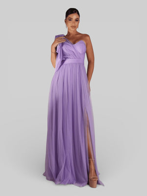 Vestido de Festa Um Ombro Só Tule Aurea Dress - Aurea Dress