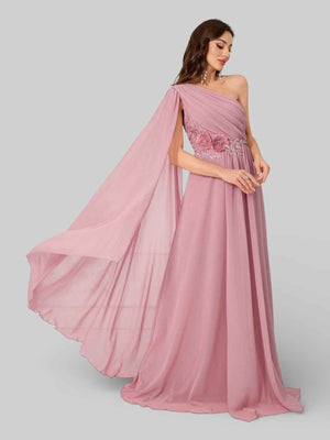 Vestido de Festa Nula Manga Bordado Ribbon Premium