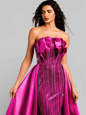 Vestido de Festa Longo Super Luxo Paetê Serena