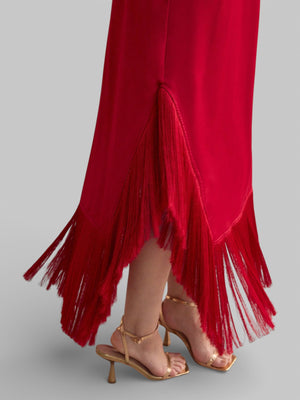 Vestido de Festa com Franjas Aurea - Aurea Dress