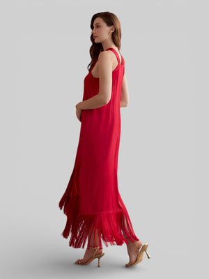 Vestido de Festa com Franjas Aurea - Aurea Dress