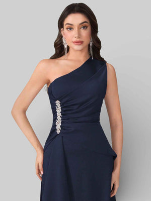 Vestido de Festa Alça Única Pedrarias