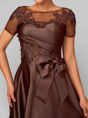 Vestido de Festa Longo Bordado Mãe da Noiva