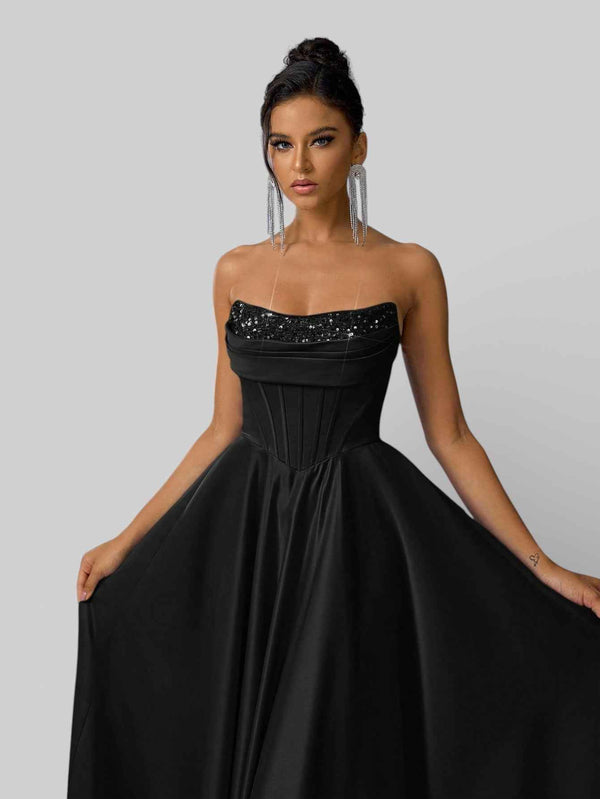 Vestido de Festa Tomara que Caia Corset