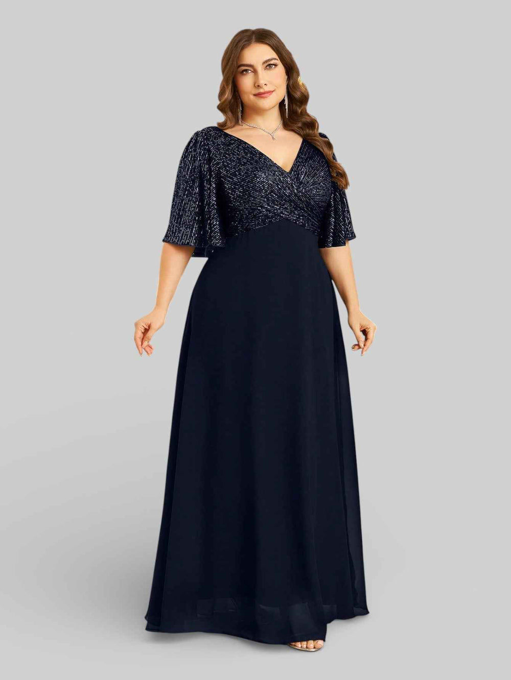 Vestido de Festa com Lantejoulas Vivace