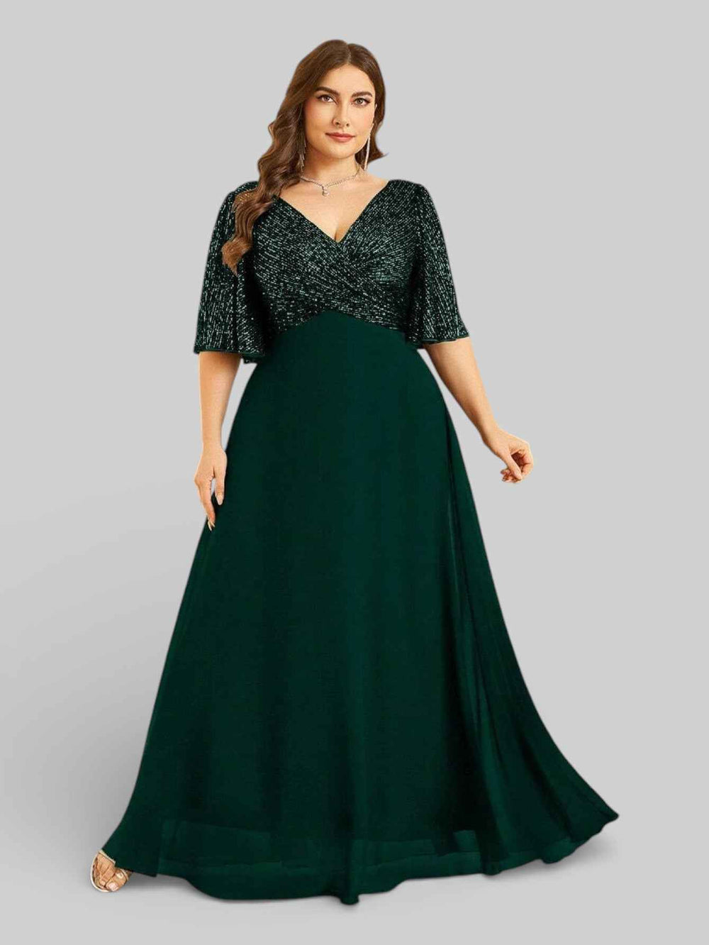 Vestido de Festa com Lantejoulas Vivace