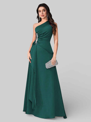 Vestido de Festa Alça Única Pedrarias