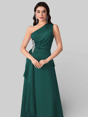 Vestido de Festa Alça Única Pedrarias