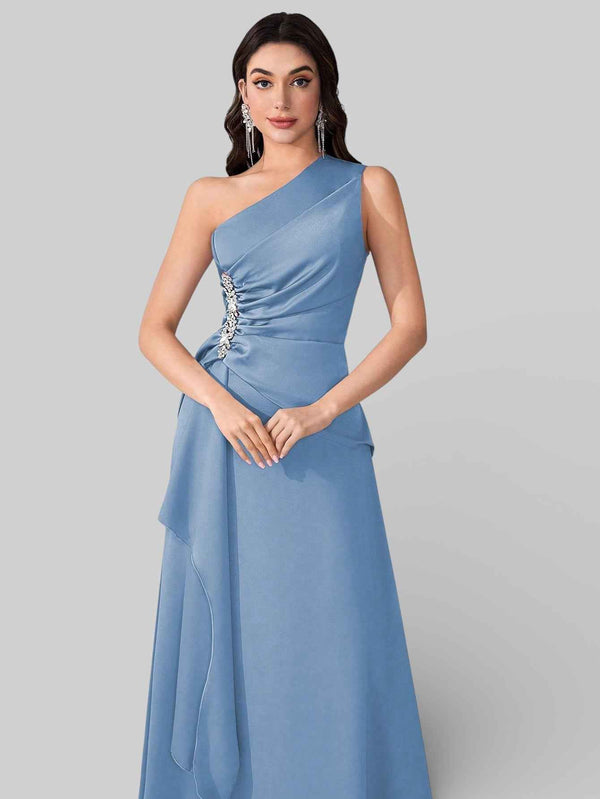 Vestido de Festa Alça Única Pedrarias