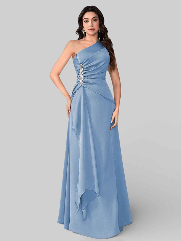 Vestido de Festa Alça Única Pedrarias