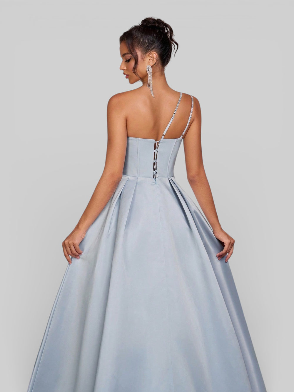 Vestido de Festa Alça Única Paetê Serenity - Aurea Dress