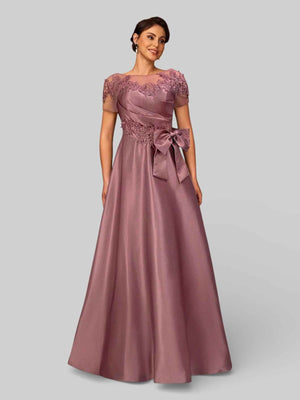 Vestido de Festa Longo Bordado Mãe da Noiva