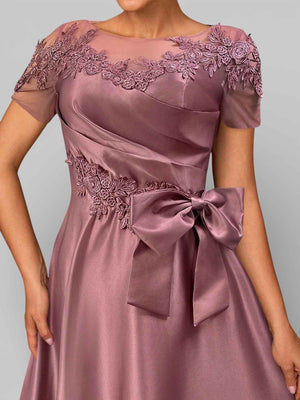 Vestido de Festa Longo Bordado Mãe da Noiva