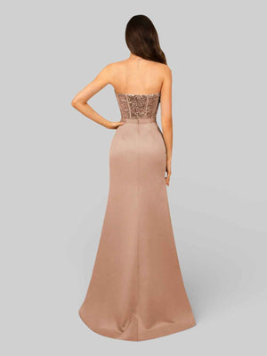 Vestido de Festa Longo Tomara que Caia com Paetê Seller