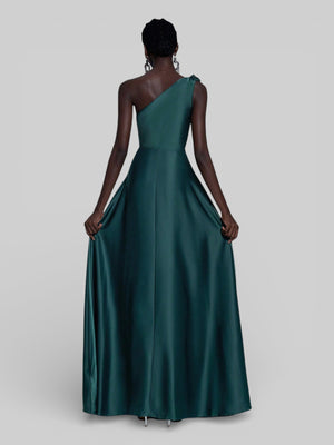 Vestido de Festa Um Ombro Só Flowers Rafic - Aurea Dress