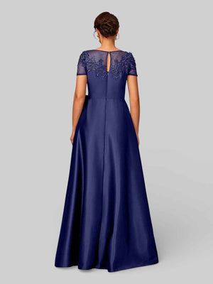Vestido de Festa Longo Bordado Mãe da Noiva