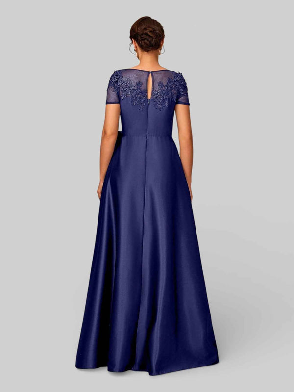 Vestido de Festa Longo Bordado Mãe da Noiva