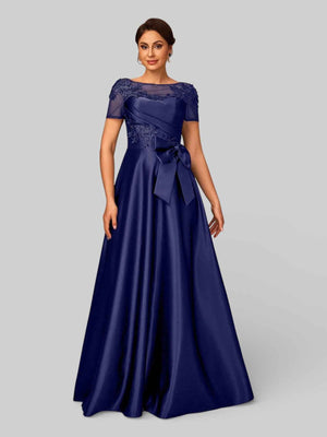 Vestido de Festa Longo Bordado Mãe da Noiva