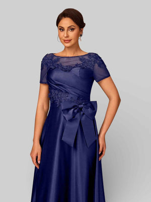 Vestido de Festa Longo Bordado Mãe da Noiva