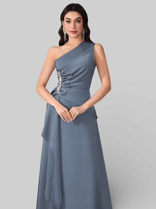Vestido de Festa Alça Única Pedrarias